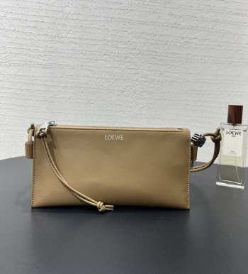 Uubags Loewe Joya Leather Crossbody Bag In Beige 22x11x6cm