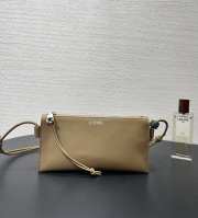 Uubags Loewe Joya Leather Crossbody Bag In Beige 22x11x6cm - 5