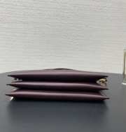Uubags Loewe Joya Leather Crossbody Bag In Burgundy 22x11x6cm - 3
