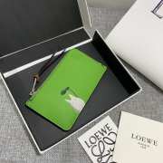 Uubags Loewe x Studio Ghibli Totoro Zip Card Holder Coin Purse In Green 13x7.5cm - 4