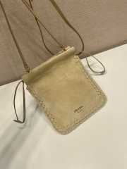 Uubags Prada suede smartphone case in desert beige 22x17.5cm - 1