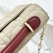 Uubags My Dior Mini Bag Two-Tone Trench and Hermitage Red Cannage Lambskin 21x11.5x4.5cm - 5