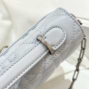 Uubags My Dior Mini Bag Ice Blue Cannage Lambskin 21x11.5x4.5cm - 4