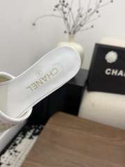 Uubags Chanel Camellia Tweed Slides In White - 2