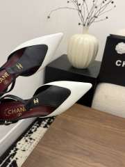Uubags Chanel Mary Janes Lambskin In Black & White 5cm - 2