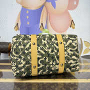 Uubags Louis Vuitton x Takashi Murakami M95783 Green Monogramouflage Treillis Tote Bag 38x19x30cm - 5