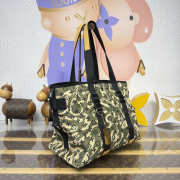 Uubags Louis Vuitton x Takashi Murakami M95783 Green Monogramouflage Treillis Tote Bag 38x19x30cm - 6