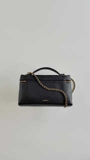 Uubags Chanel Large Vanity With Chain In Grained Calfskin & Gold-Tone Metal Black 15x23x5cm - 2