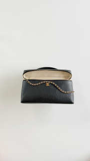 Uubags Chanel Large Vanity With Chain In Grained Calfskin & Gold-Tone Metal Black 15x23x5cm - 4
