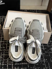 Uubags Dolce & Gabbana DG country road nylon and leather sneakers in grey/white - 6