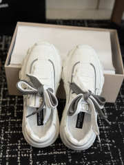 Uubags Dolce & Gabbana DG country road nylon and leather sneakers in white - 4