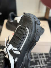 Uubags Dolce & Gabbana DG country road nylon and leather sneakers in black - 5