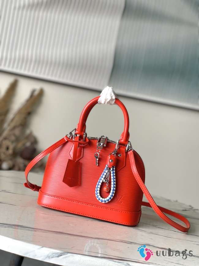 Uubags Louis Vuitton M28902 Alma BB Bag In Red 23.5x17.5x11.5cm - 1