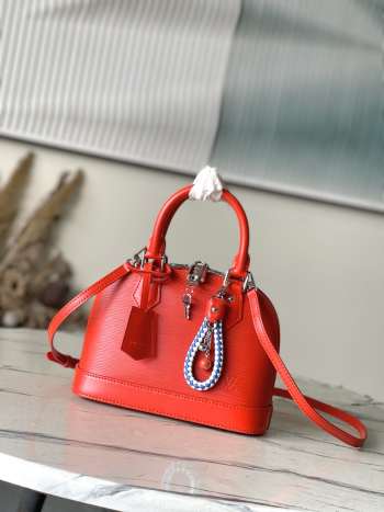 Uubags Louis Vuitton M28902 Alma BB Bag In Red 23.5x17.5x11.5cm