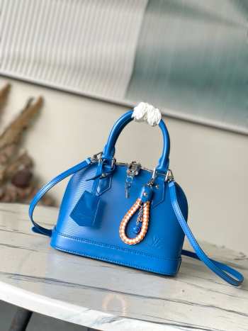 Uubags Louis Vuitton M28902 Alma BB Bag In Ocean Blue 23.5x17.5x11.5cm