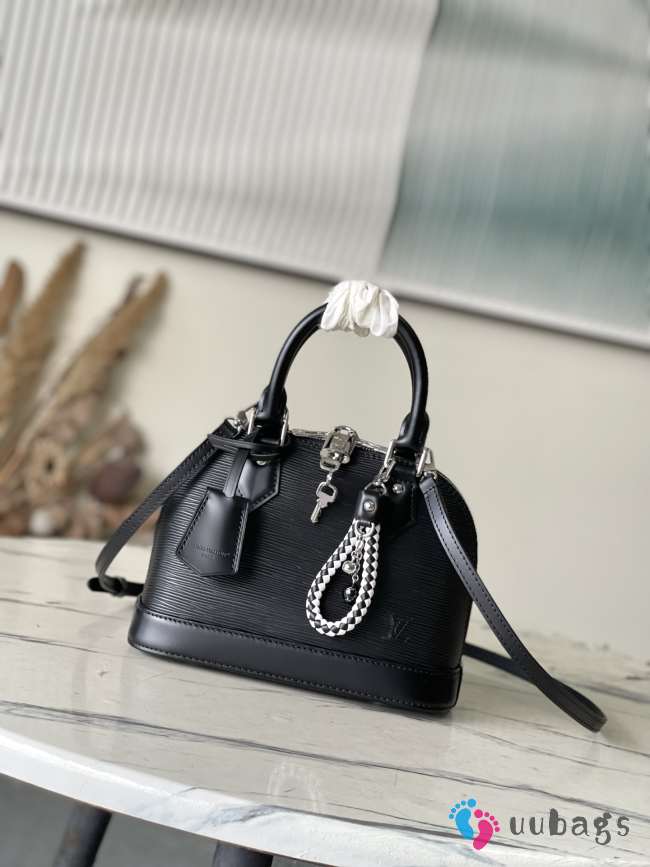 Uubags Louis Vuitton M28902 Alma BB Bag In Black 23.5x17.5x11.5cm - 1