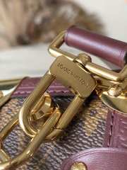 Uubags Louis Vuitton M28569 Side Trunk MM Bag Monogram Ebene 23.5x8.5x16cm - 3