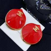 Uubags Chanel Stud Earrings Metal & Resin Golden  - 5