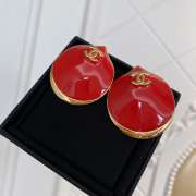Uubags Chanel Stud Earrings Metal & Resin Golden  - 2