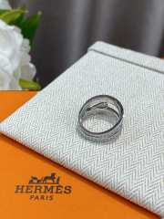 Uubags Hermes Etriviere ring in white gold set with diamonds - 3