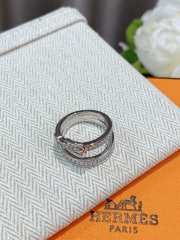 Uubags Hermes Etriviere ring in white gold set with diamonds - 2
