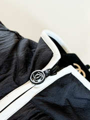 Uubags Chanel Jacket Mixed Fibres In Black & White - 5
