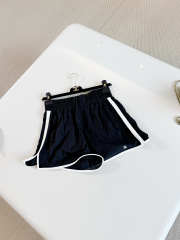 New Collection 2026 Chanel Shorts Mixed Fibres In Black & White - 1