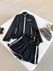 New Collection 2026 Chanel Shorts Mixed Fibres In Black & White - 6