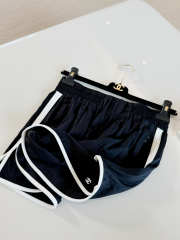 New Collection 2026 Chanel Shorts Mixed Fibres In Black & White - 4