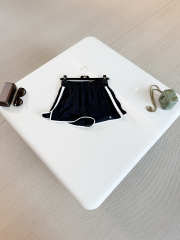 New Collection 2026 Chanel Shorts Mixed Fibres In Black & White - 3