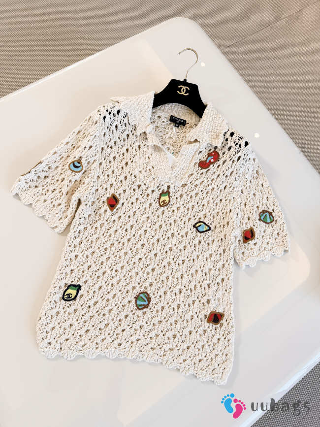 New Collection 2026 Chanel Shirt Cotton & Silk In Light Beige - 1