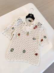 New Collection 2026 Chanel Shirt Cotton & Silk In Light Beige - 1