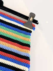 New Collection 2026 Chanel Short Skirt Cotton In Red, Blue, Green & Yellow - 6