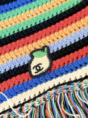 New Collection 2026 Chanel Short Skirt Cotton In Red, Blue, Green & Yellow - 4