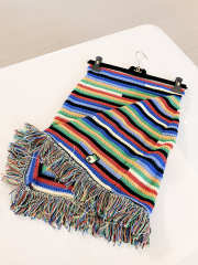 New Collection 2026 Chanel Short Skirt Cotton In Red, Blue, Green & Yellow - 5