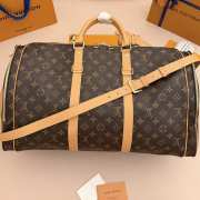 Uubags Louis Vuitton M28848 Keepall 50 Tennis Bag Monogram Canvas Material 52x30x23cm - 5