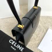 Uubags Celine Josephine Teen Bag In Black Shiny Calfskin 18.5x13x5cm - 6