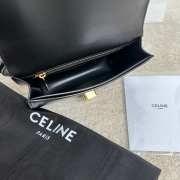 Uubags Celine Josephine Teen Bag In Black Shiny Calfskin 18.5x13x5cm - 4