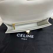 Uubags Celine Josephine Teen Bag In White Shiny Calfskin 18.5x13x5cm - 2