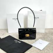 Uubags Celine Teen Josephine Patent Leather Bag In Black 18.5x13x5cm - 1