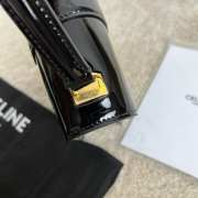 Uubags Celine Teen Josephine Patent Leather Bag In Black 18.5x13x5cm - 6