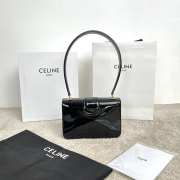 Uubags Celine Teen Josephine Patent Leather Bag In Black 18.5x13x5cm - 5