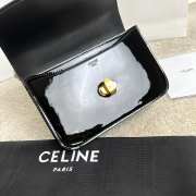 Uubags Celine Teen Josephine Patent Leather Bag In Black 18.5x13x5cm - 3