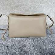 Uubags Celine Trio Flap Bag In Safari Smooth Lambskin Leather 22.5x13x3.5cm - 1