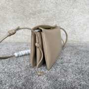 Uubags Celine Trio Flap Bag In Safari Smooth Lambskin Leather 22.5x13x3.5cm - 6