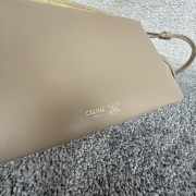 Uubags Celine Trio Flap Bag In Safari Smooth Lambskin Leather 22.5x13x3.5cm - 2