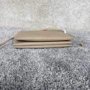Uubags Celine Trio Flap Bag In Safari Smooth Lambskin Leather 22.5x13x3.5cm - 3