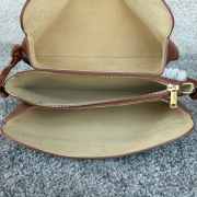 Uubags Celine Trio Flap Bag In Soft Tan Smooth Lambskin Leather 22.5x13x3.5cm - 2