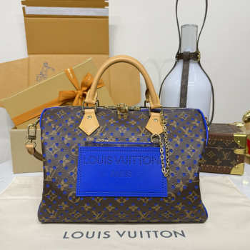 Uubags Louis Vuitton M29143 Speedy Soft 30 Bag In Neon Wave 30x17x21cm