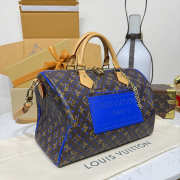Uubags Louis Vuitton M29143 Speedy Soft 30 Bag In Neon Wave 30x17x21cm - 5